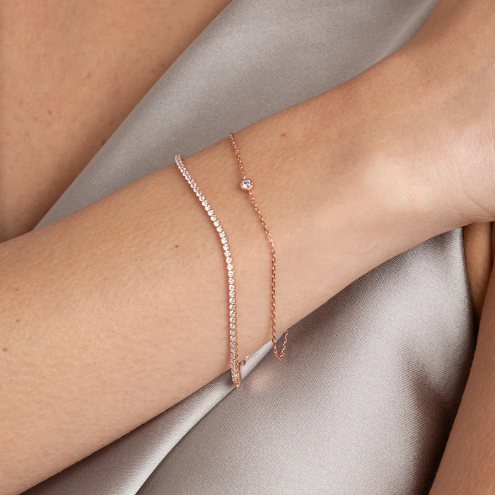 Rose Gold Bracelets-Astrid & Miyu