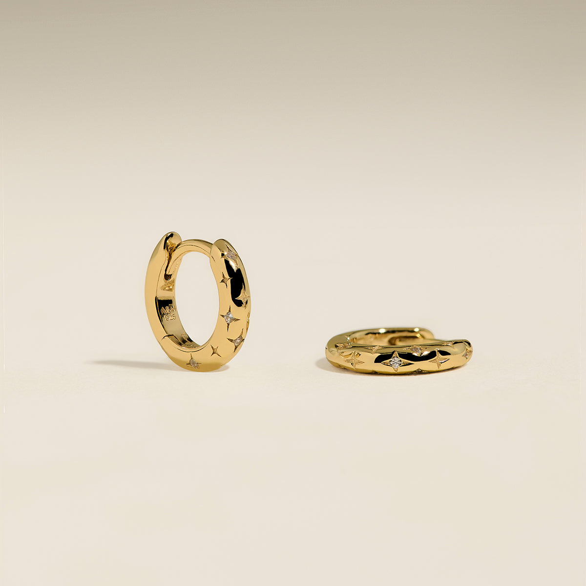 Cosmic Star Huggies in Gold-Astrid & Miyu