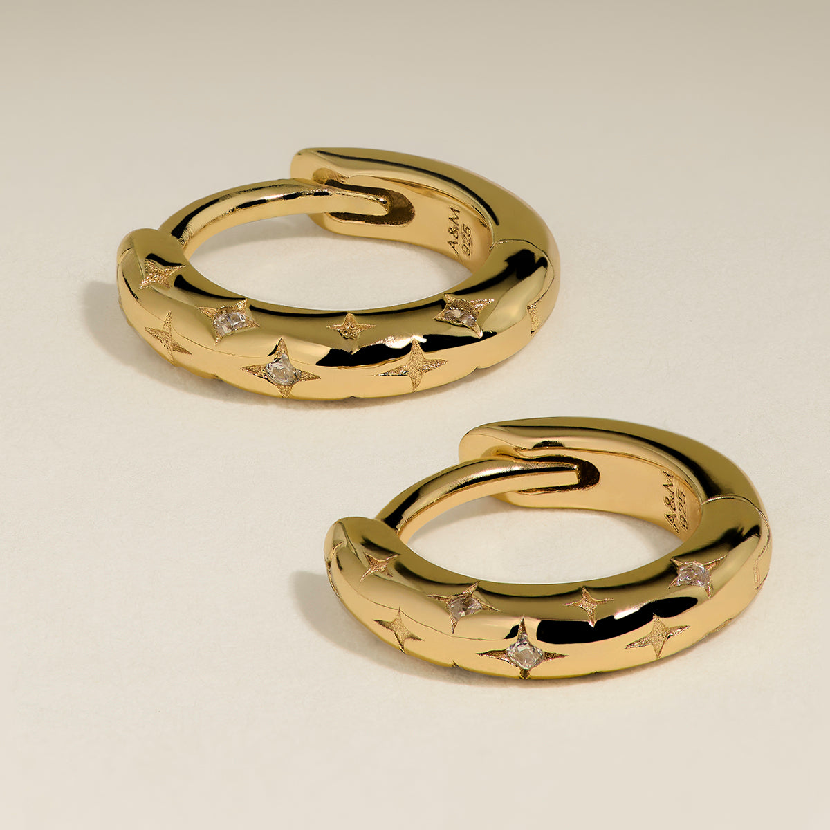 Cosmic Star Huggies in Gold-Astrid & Miyu