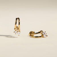 Celestial Crystal Huggies in Gold-Astrid & Miyu