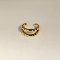 Illusion Essential Ear Cuff in Gold-Astrid & Miyu