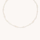 18k Gold Plated Jewellery - Serenity Pearl Beaded Necklace in Gold - Necklaces - Astrid & Miyu