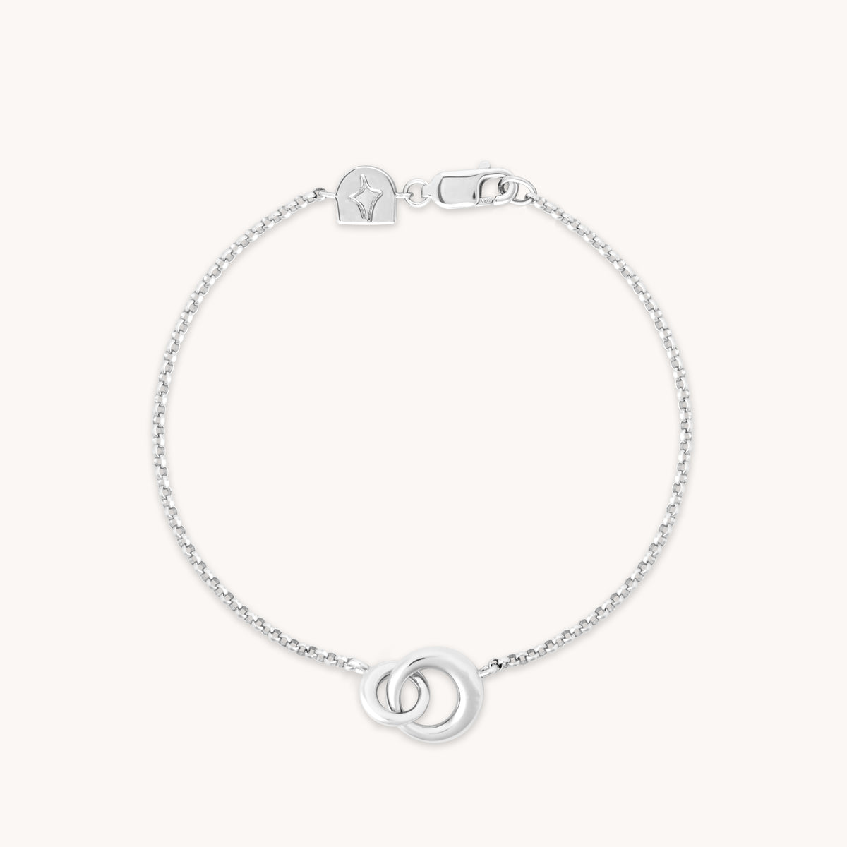 Bracelets - Dome Link Bracelet in Silver - Chain Bracelet - Astrid & Miyu