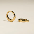 Dome Hoops in Gold-Astrid & Miyu