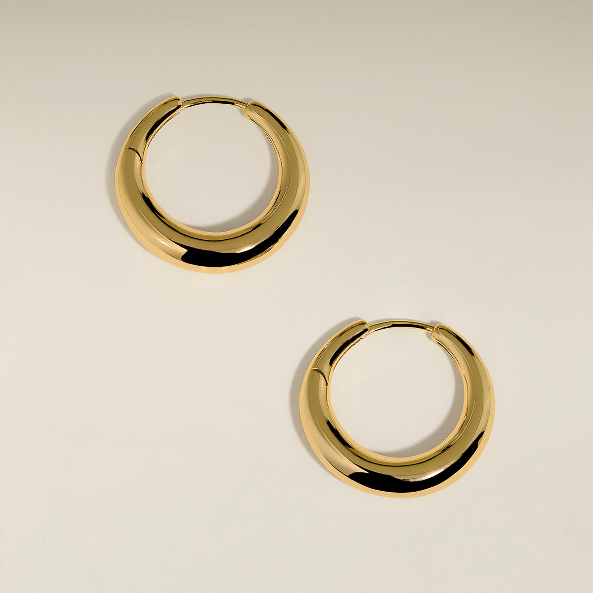 Dome Hoops in Gold-Astrid & Miyu