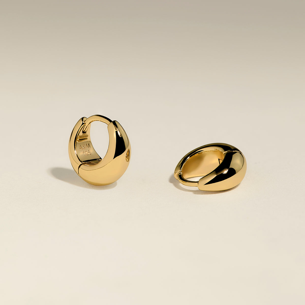 Dome Huggies in Gold-Astrid & Miyu