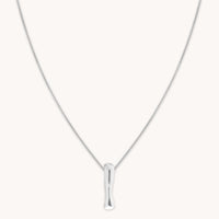 Necklaces & Bracelets - I Initial Bold Pendant Necklace in Silver - Pendant Necklace - Astrid & Miyu