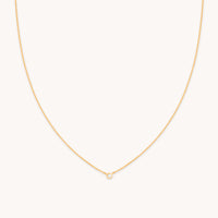 18k Gold Plated Jewellery - Essential Crystal Pendant Necklace in Gold - Necklaces - Astrid & Miyu