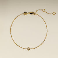 Shooting Star Charm Bracelet in Gold-Astrid & Miyu