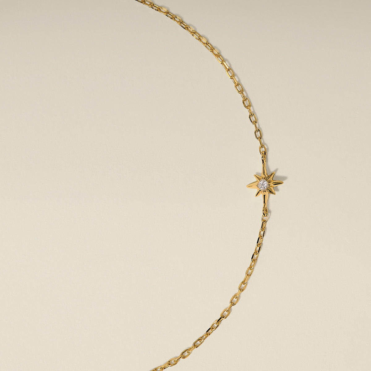 Shooting Star Charm Bracelet in Gold-Astrid & Miyu