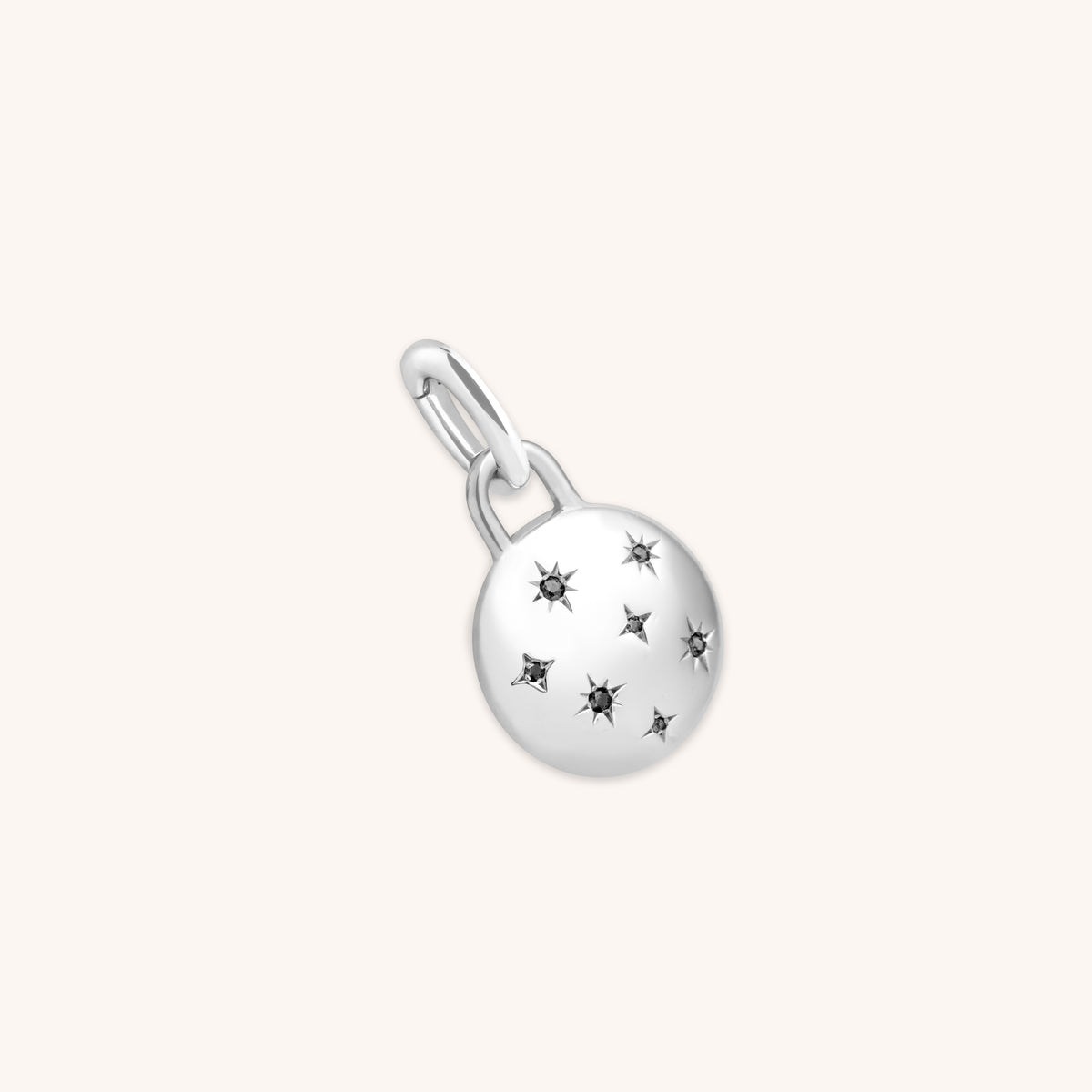 Cosmic Coin Clip Charm in Silver-Astrid & Miyu