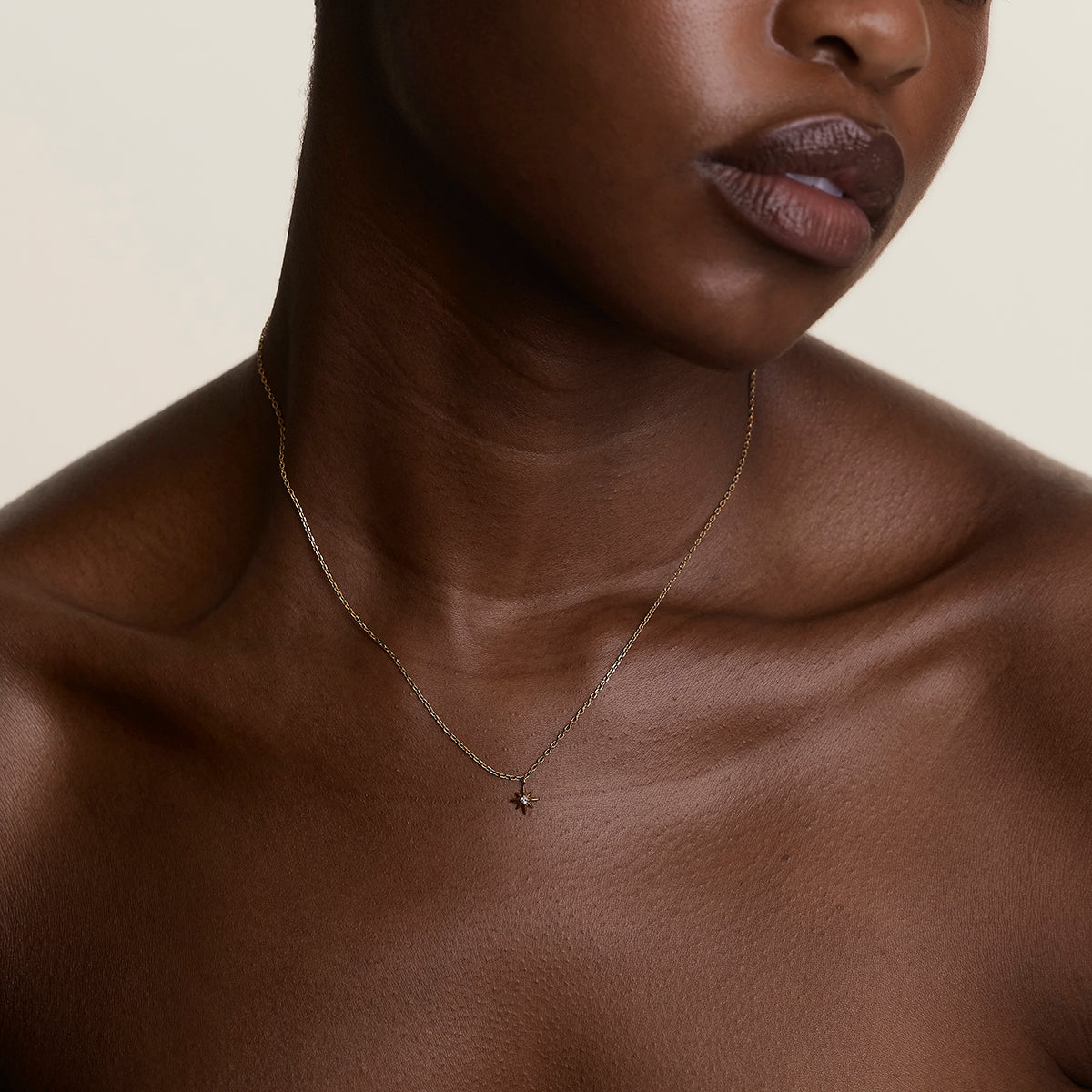 Twilight Star Pendant Necklace in Gold-Astrid & Miyu