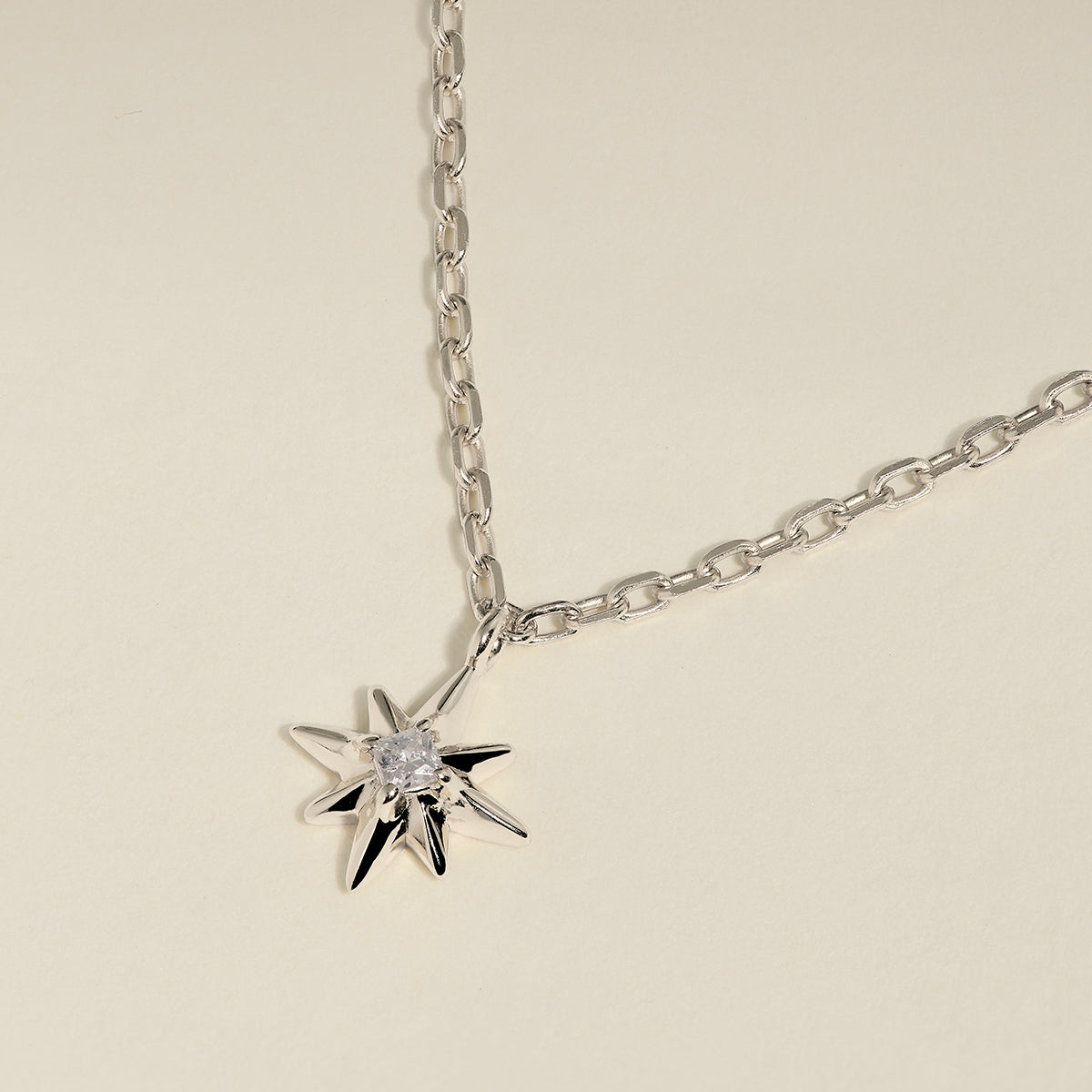 Twilight Star Pendant Necklace in Silver-Astrid & Miyu