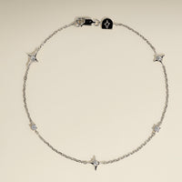 Cosmic Star Charm Bracelet in Silver-Astrid & Miyu