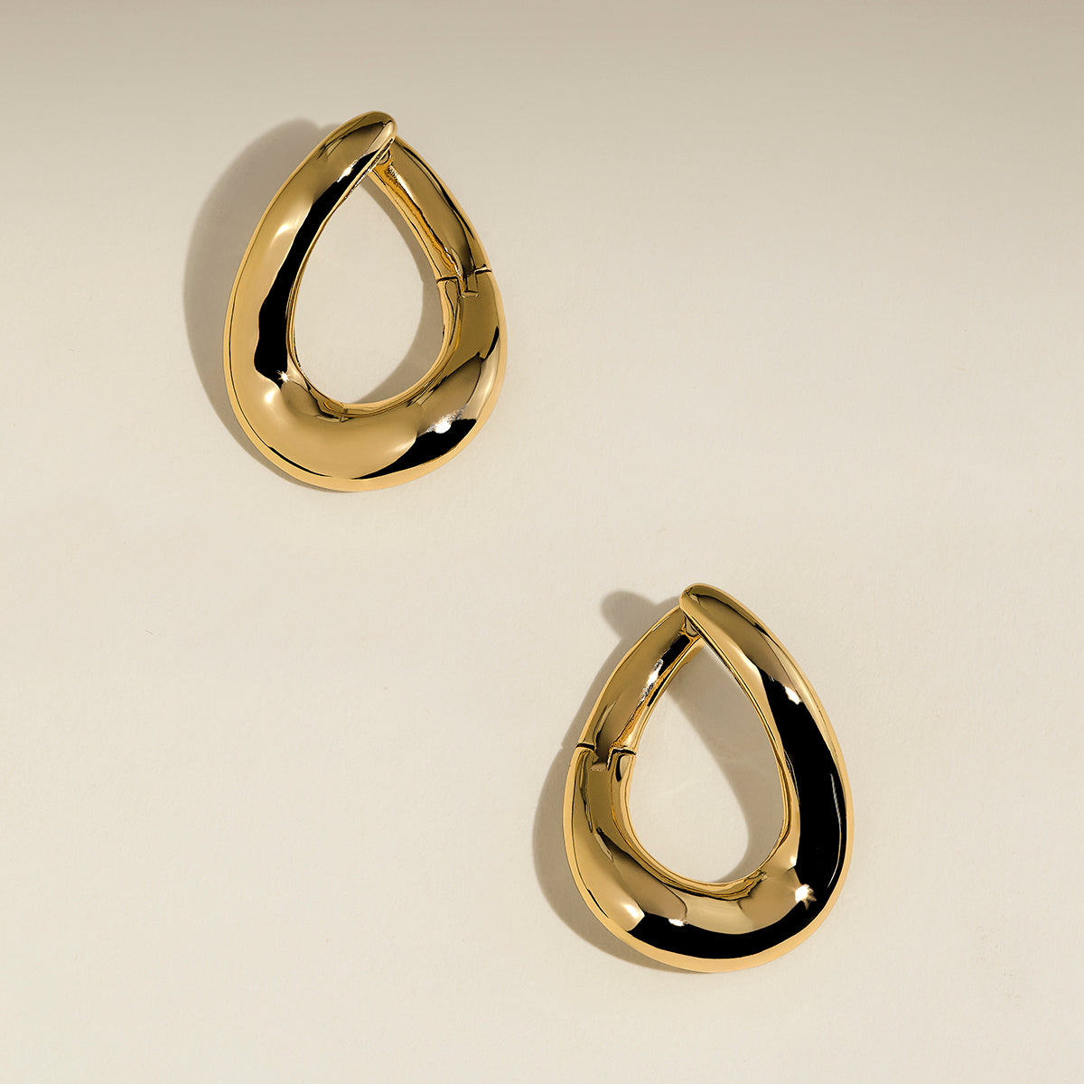 Molten Large Hoops in Gold-Astrid & Miyu