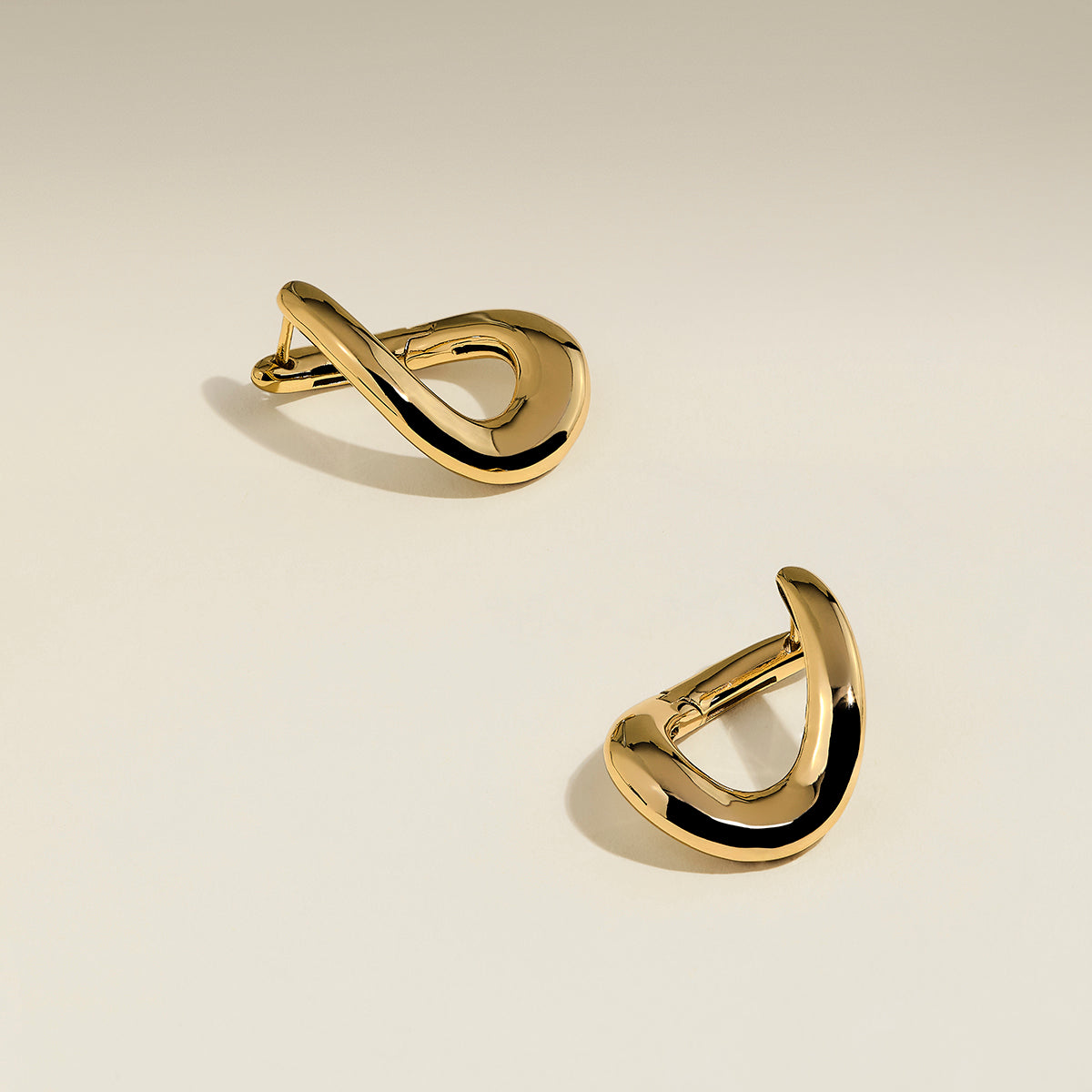 Molten Large Hoops in Gold-Astrid & Miyu