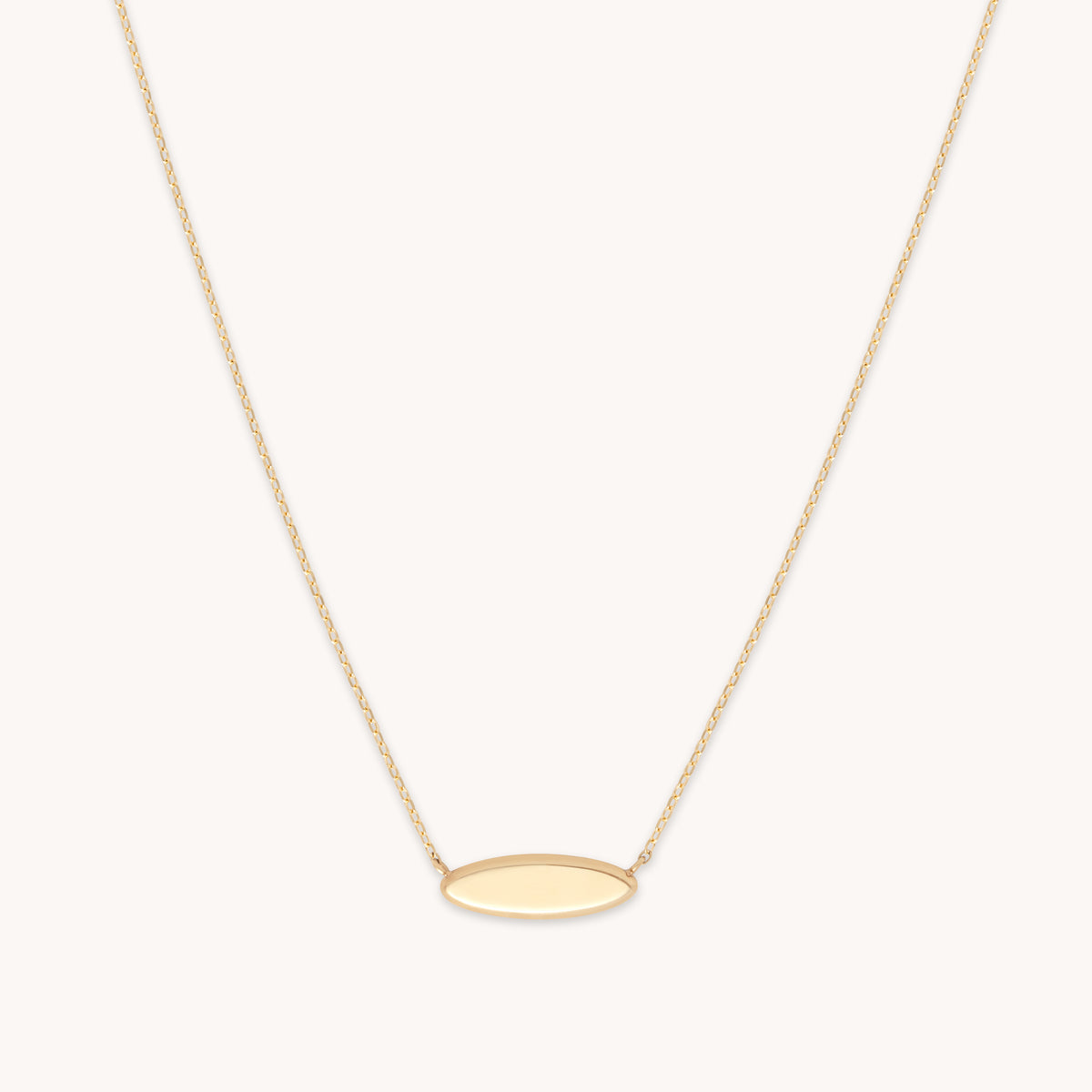 Bridal Jewellery - ID Pendant Necklace in Solid Gold - Pendant Necklace - Astrid & Miyu