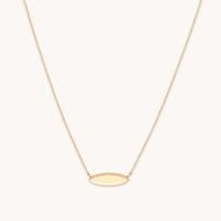 Bridal Jewellery - ID Pendant Necklace in Solid Gold - Pendant Necklace - Astrid & Miyu