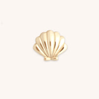 A&M Junior Collection - Shell Click Charm in 9k Gold - Click Charm - Astrid & Miyu