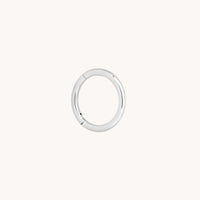 Daith Piercing Jewellery - Seamless Titanium Piercing Hoop in Platinum - Piercing Hoop - Astrid & Miyu