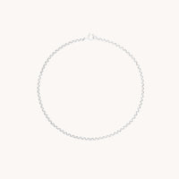 Chelsea Chain Bracelet in Solid White Gold-Astrid & Miyu