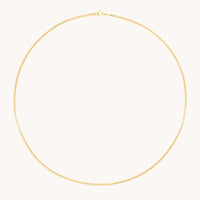 Chelsea Chain Necklace in Solid Gold-Astrid & Miyu