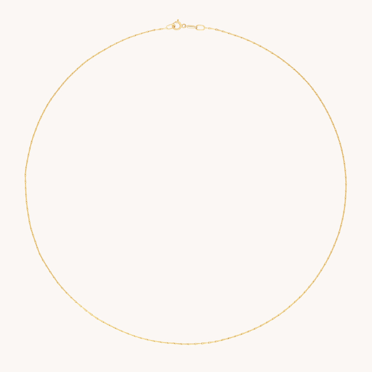 Marylebone Story Chain Necklace in Solid Gold-Astrid & Miyu