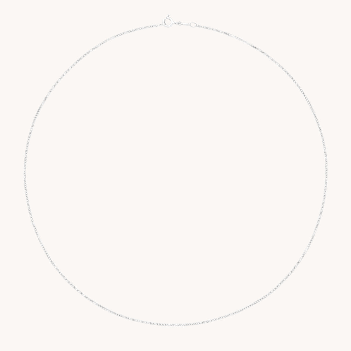 Bold Miyu Chain Necklace in Solid White Gold-Astrid & Miyu