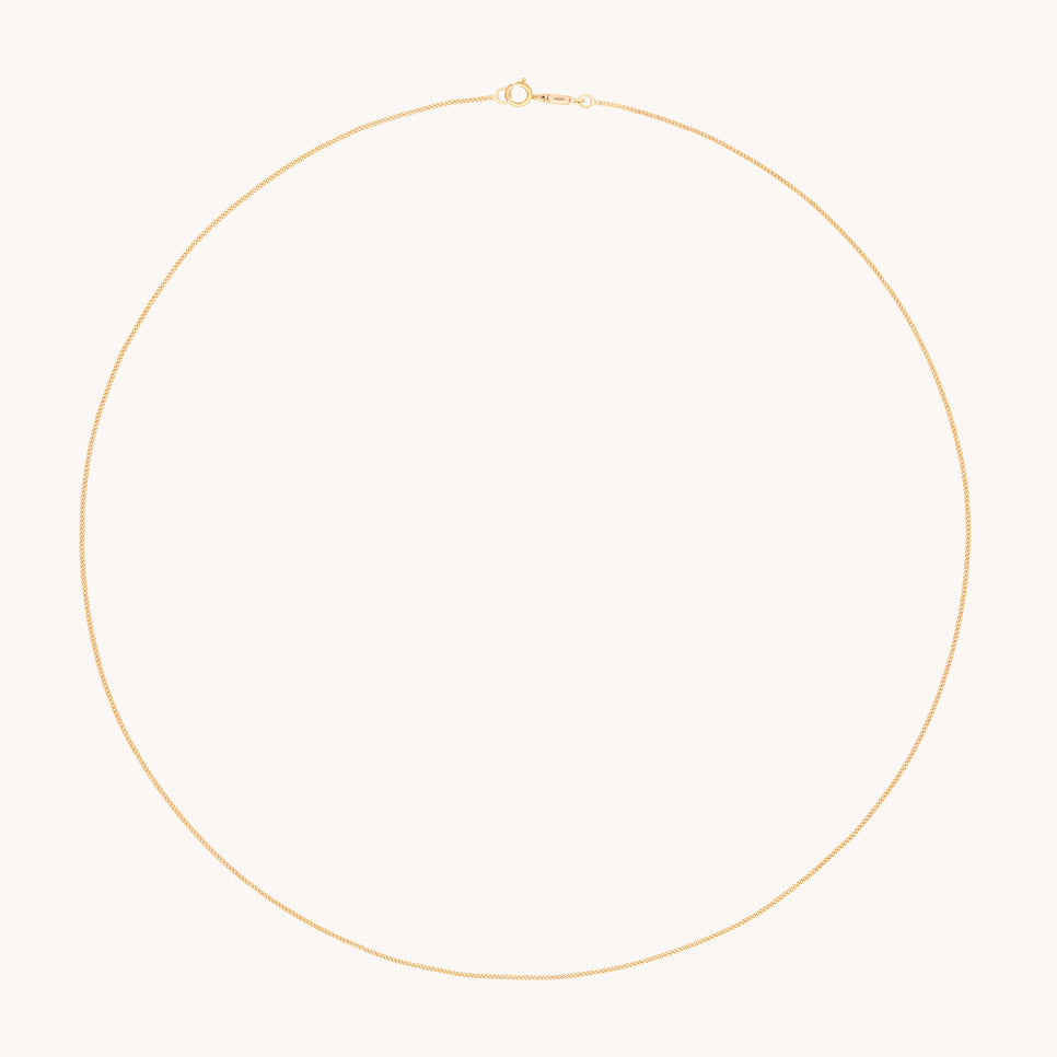 Miyu Chain Necklace in Solid Gold-Astrid & Miyu