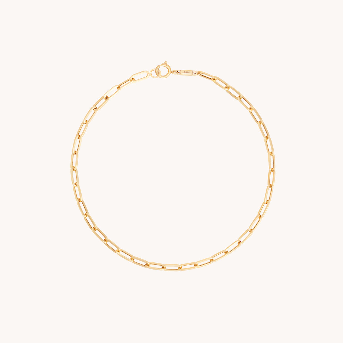 Piccadilly Chain Bracelet in Solid Gold-Astrid & Miyu
