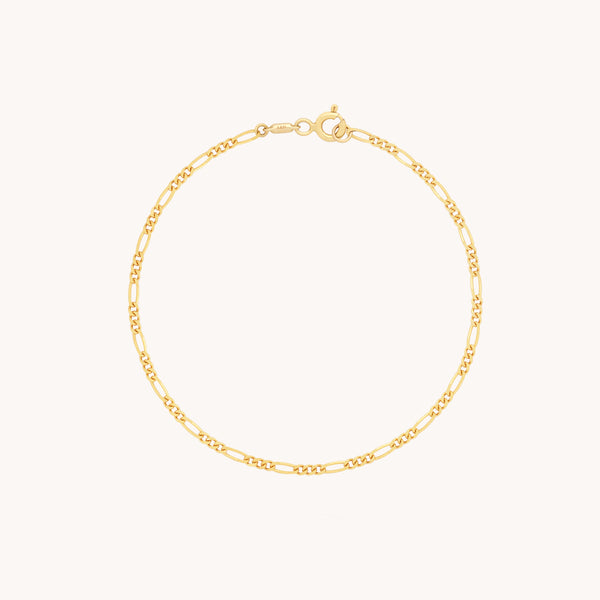 Soho Chain Bracelet in Solid Gold-Astrid & Miyu