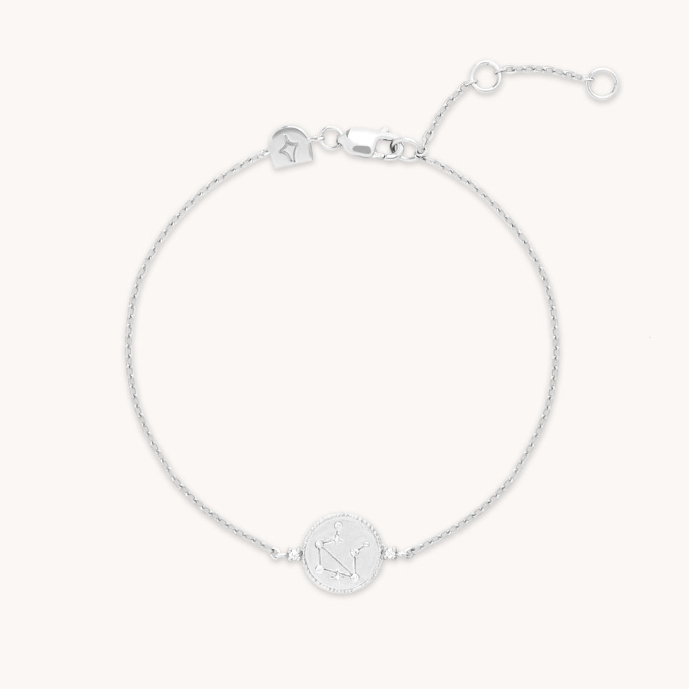 Bracelets - Libra Zodiac Bracelet in Silver - Zodiac - Astrid & Miyu
