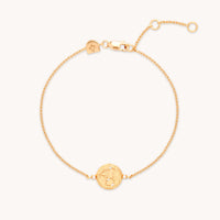 18k Gold Plated Jewellery - Pisces Zodiac Bracelet in Gold - Zodiac - Astrid & Miyu