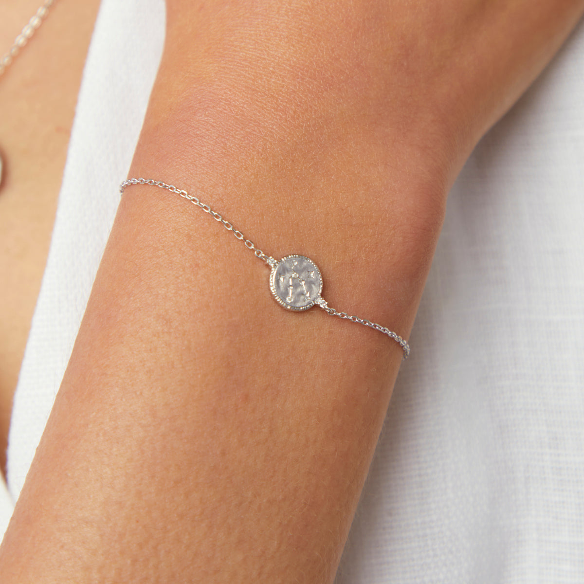Bracelets - Taurus Zodiac Bracelet in Silver - Zodiac - Astrid & Miyu