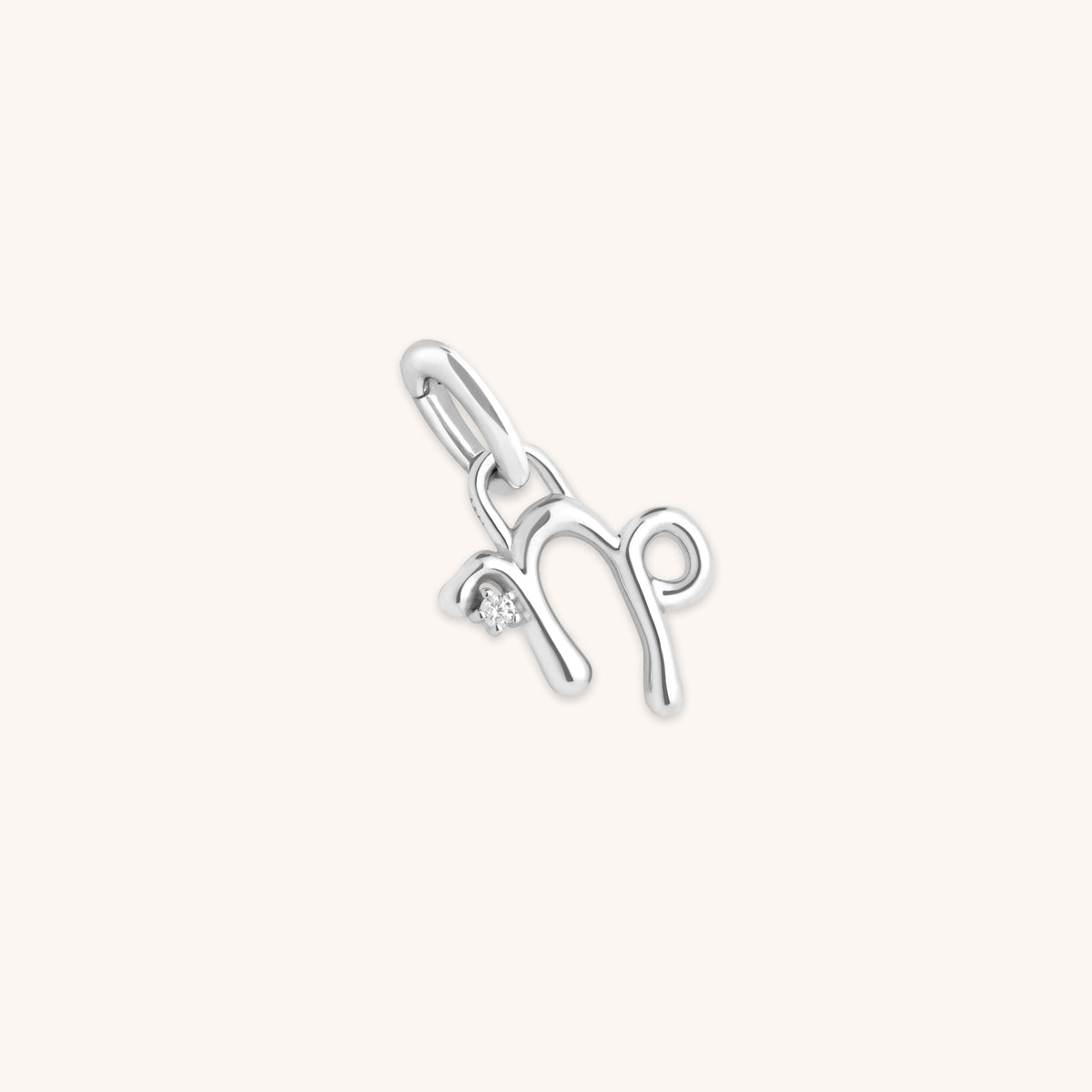 Capricorn Jewellery - Capricorn Zodiac Talisman Charm in Silver - Talisman Charm - Astrid & Miyu