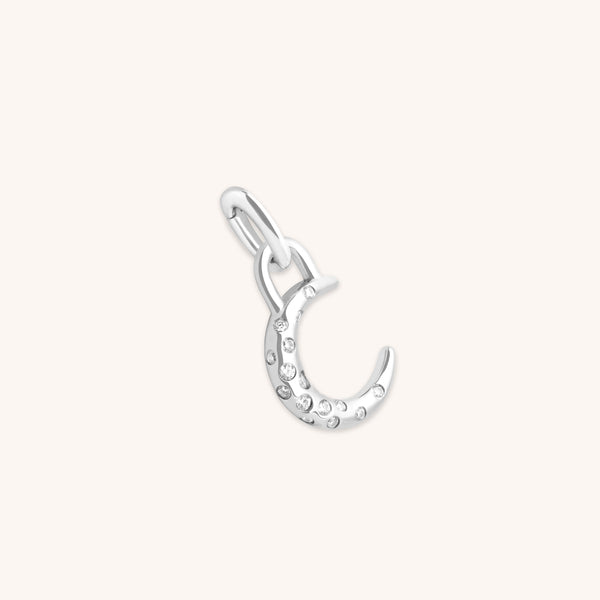 Moon Scatter Clip Charm in Silver-Astrid & Miyu