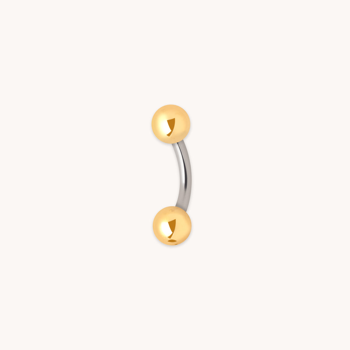 Essential Ball Titanium Belly Bar in Gold-Astrid & Miyu