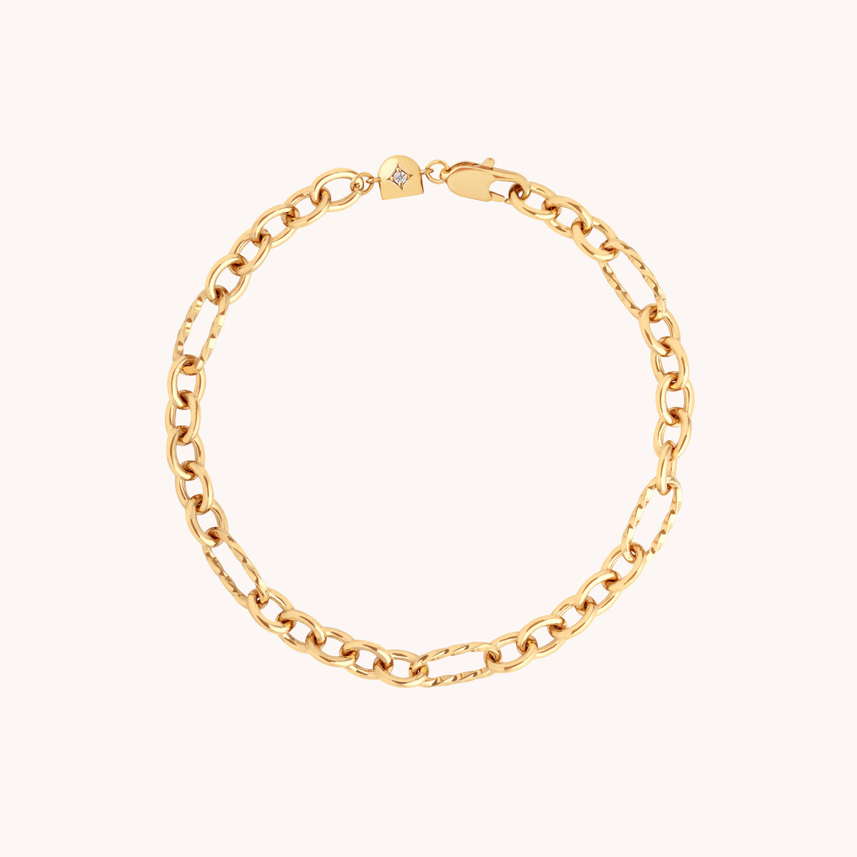 Bold Chain Bracelet in Gold-Astrid & Miyu