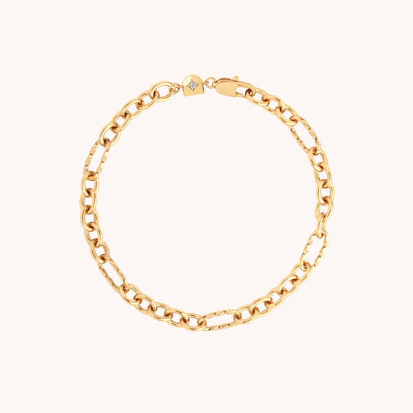 Bold Chain Bracelet in Gold-Astrid & Miyu