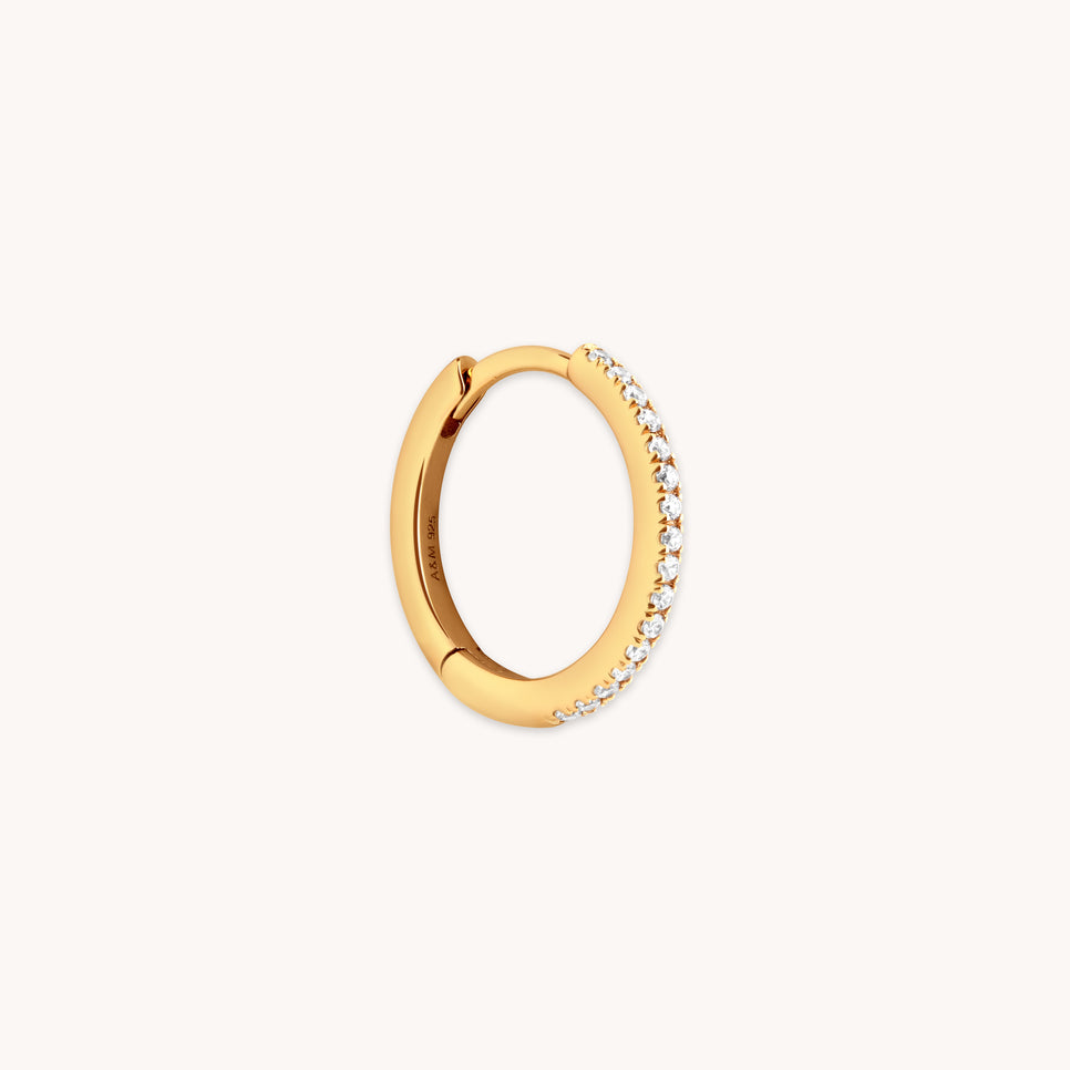 Jewelled Hoop in Gold-Astrid & Miyu