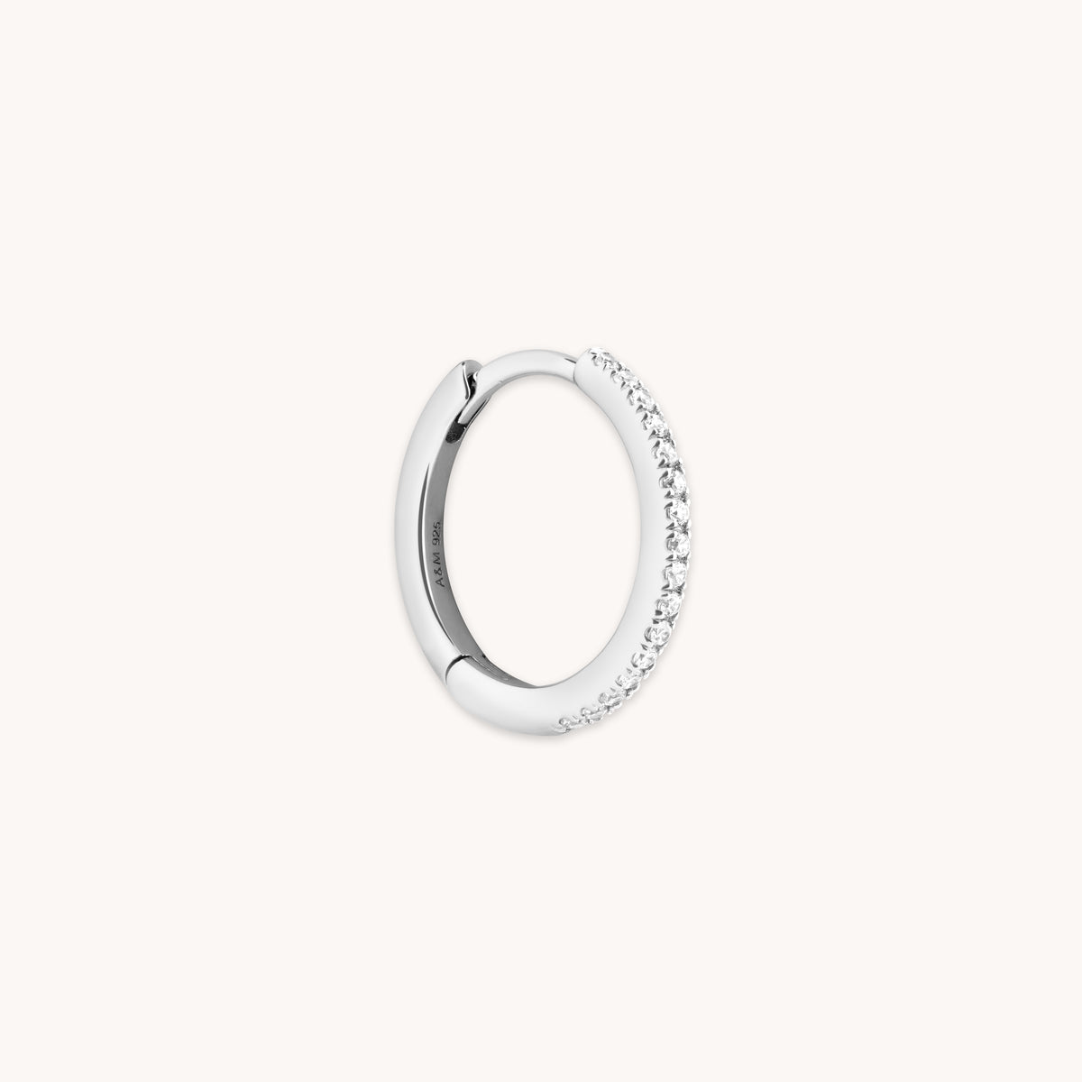 Jewelled Hoop in Silver-Astrid & Miyu