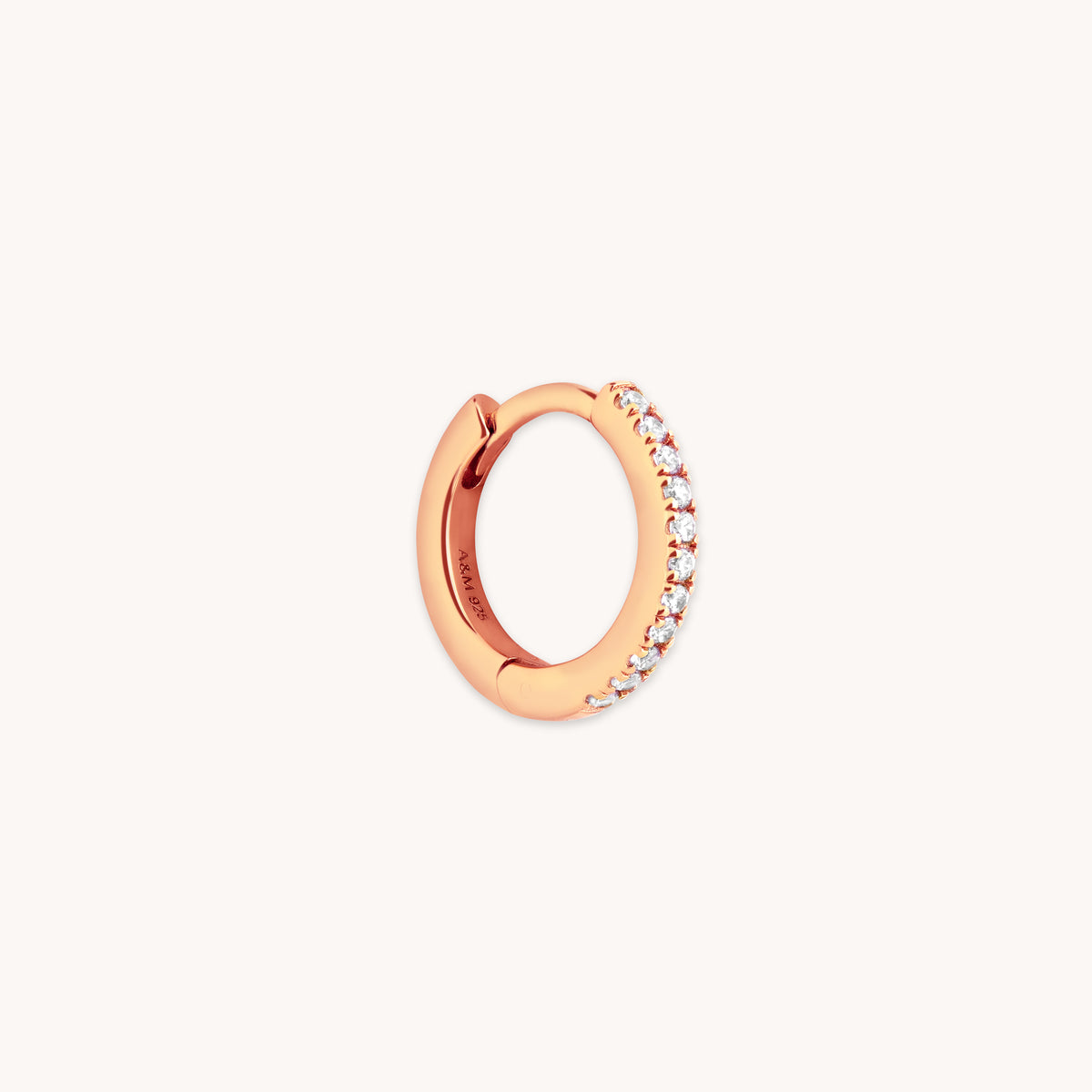 Jewelled Hoop in Rose Gold-Astrid & Miyu