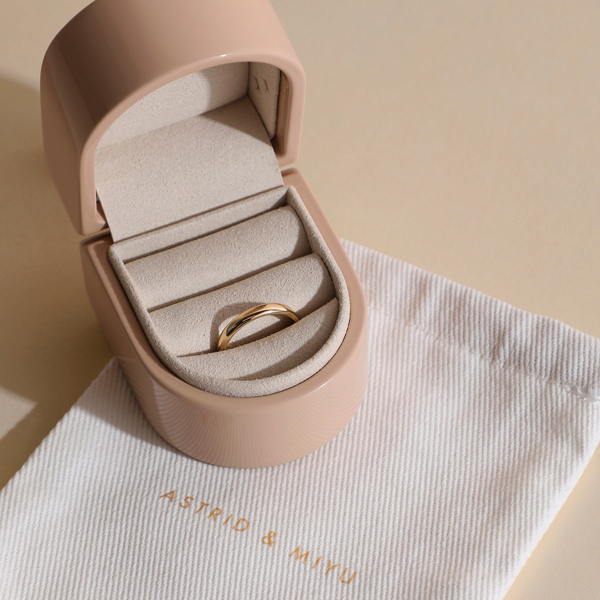 Hidden Cosmic Milestone Ring in Solid Gold-Astrid & Miyu