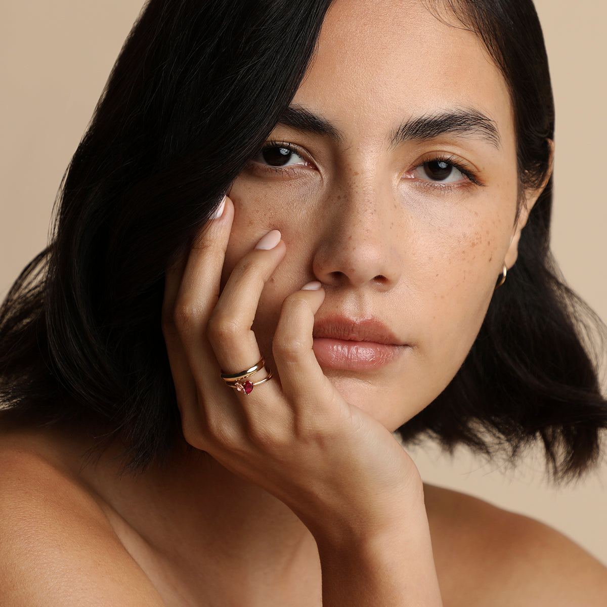 Astrid et Miyu Milestone Ring in Solid Gold-Astrid & Miyu