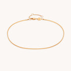 Essential Box Chain Anklet in Gold-Astrid & Miyu