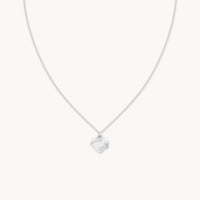 Eternity Collection - Heart & Snake Pendant Necklace in Silver - Pendant Necklace - Astrid & Miyu