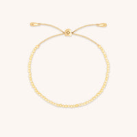 Citrine November Beaded Bracelet in Solid Gold-Astrid & Miyu