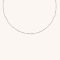 Topaz April Beaded Necklace in Solid Gold-Astrid & Miyu