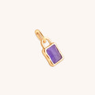 Kawa Stone December Clip Charm in Gold-Astrid & Miyu