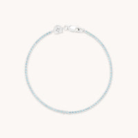 Blue Tennis Bracelet-Astrid & Miyu